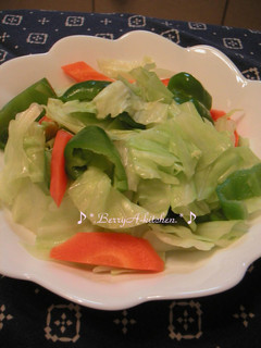 電子レンジで野菜炒め-レシピのメイン写真
