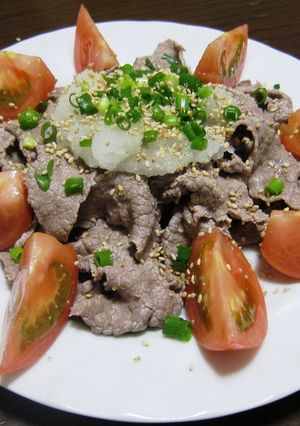おろし牛しゃぶサラダ-レシピのメイン写真