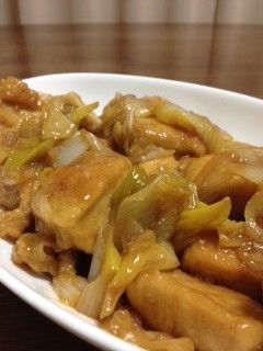 鶏肉とネギのぽん酢煮-レシピのメイン写真