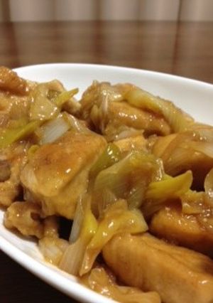 鶏肉とネギのぽん酢煮-レシピのメイン写真