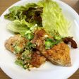 豆腐の肉巻きステーキ