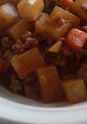 大根でカレー風味♪-レシピのメイン写真