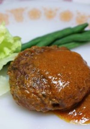 ご飯に合う！煮込みハンバーグ-レシピのメイン写真
