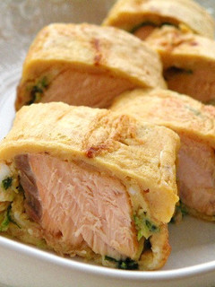 まるごと鮭の卵焼き-レシピのメイン写真