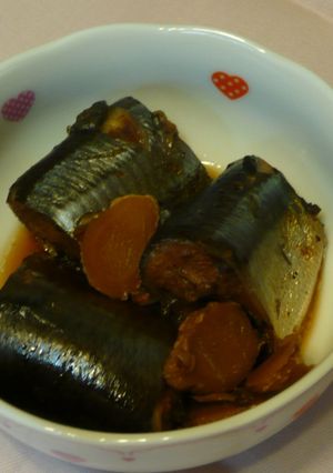 圧力鍋で簡単　おいしいサンマの生姜煮-レシピのメイン写真