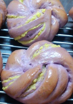 紫スイートポテトパン-レシピのメイン写真