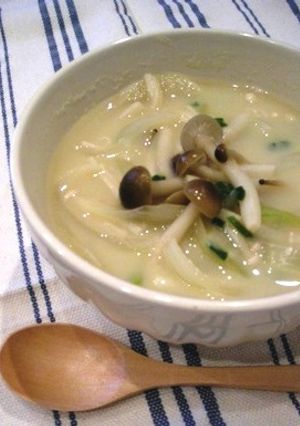 ＊命の豆乳味噌スープ＊-レシピのメイン写真