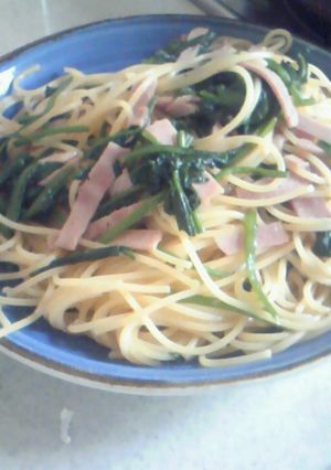 和風★ほうれん草とベーコンのパスタ-レシピのメイン写真