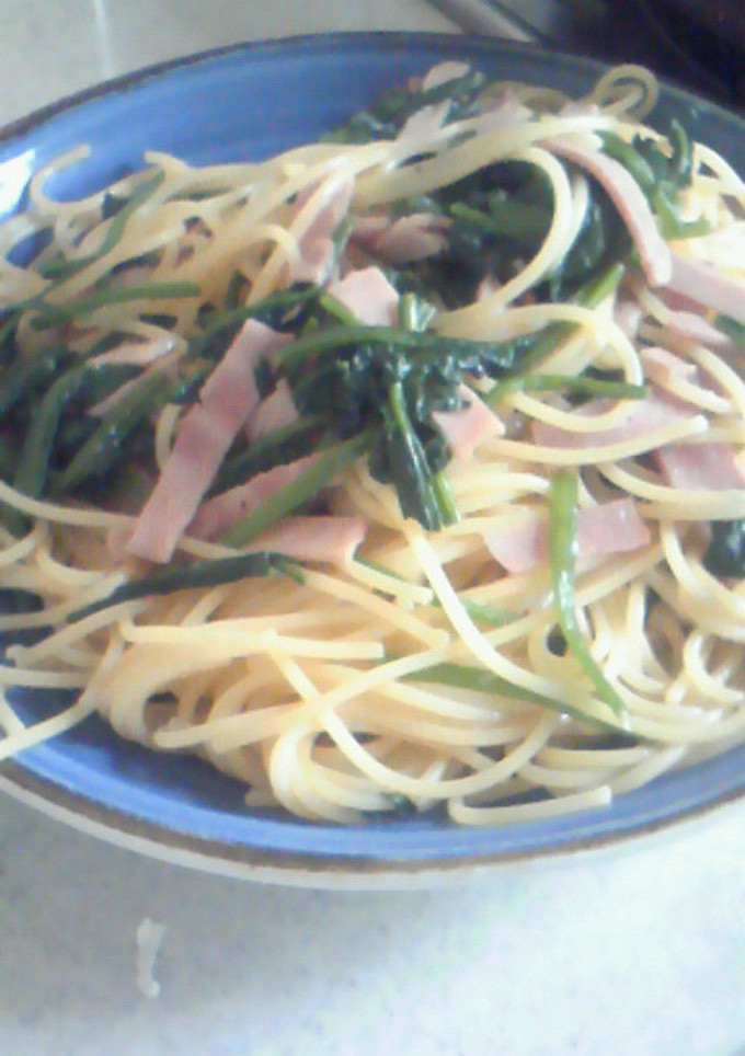 和風★ほうれん草とﾍﾞｰｺﾝのﾊﾟｽﾀ-レシピのメイン写真