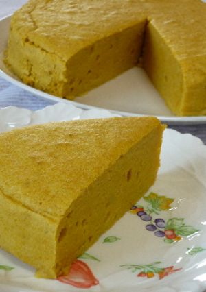ノンオイル☆南瓜とさつま芋の豆腐スフレ-レシピのメイン写真