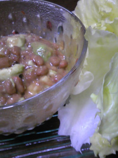 簡単♪アボカド納豆のレタス巻き☆-レシピのメイン写真