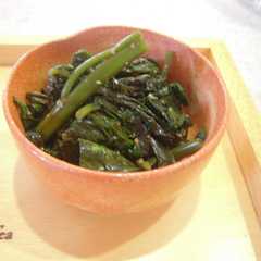 รูปของ Ｆｅ摂取☆空心菜のゴマ和え