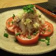 白菜とツナのトマトサラダ