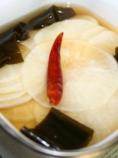 大根で漬物千枚漬け。-レシピのメイン写真