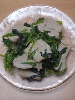 豚肉(赤み)とほうれん草のバター炒め-レシピのメイン写真