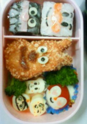 キャラ弁　ミニトマトdeドキンちゃん？-レシピのメイン写真