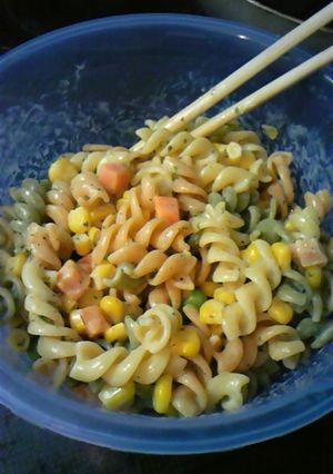 お手軽パスタサラダ-レシピのメイン写真