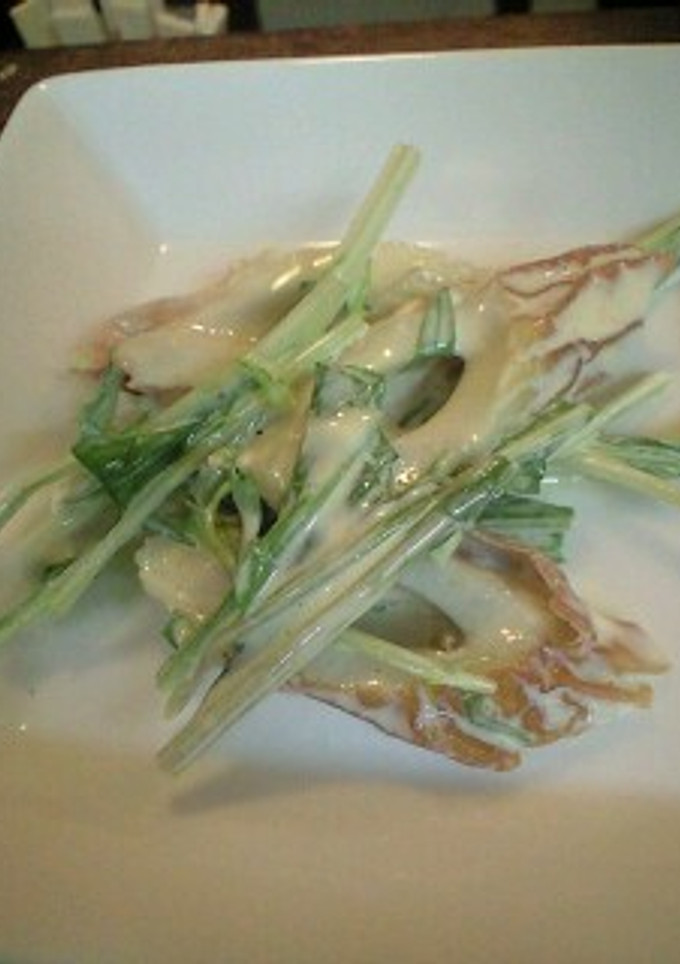 水菜とちくわ-レシピのメイン写真