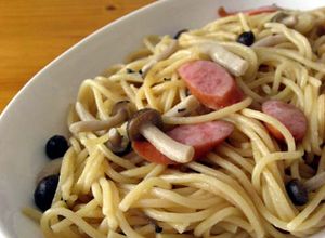 手抜きごはん❤炊飯器で和風スパゲッティー-レシピのメイン写真