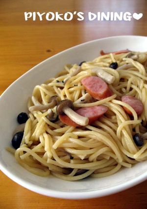 手抜きごはん❤炊飯器で和風スパゲッティー-レシピのメイン写真