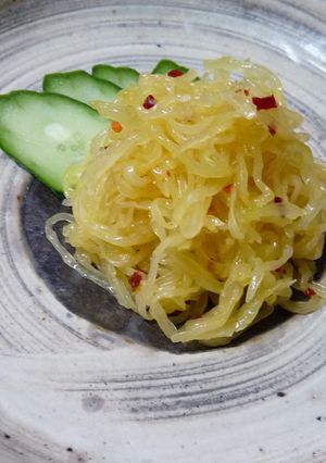 そうめんかぼちゃの激辛ナムル-レシピのメイン写真