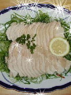 蒸し鶏の中華風酢の物 白煮鶏-レシピのメイン写真