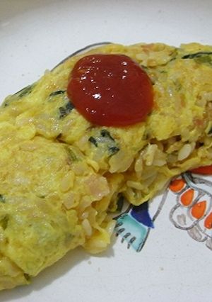 幼児食　まぜまぜオムライス-レシピのメイン写真