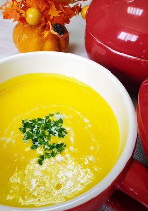 ホッとかぼちゃのポタージュスープ☆-レシピのメイン写真