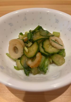 ちくわきゅうりとセロリのポン酢あえ-レシピのメイン写真