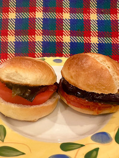 Vegan/茄子とトマトのハンバーガー-レシピのメイン写真