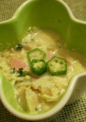 ☆インスタントOK!残り味噌汁茶碗蒸し☆-レシピのメイン写真