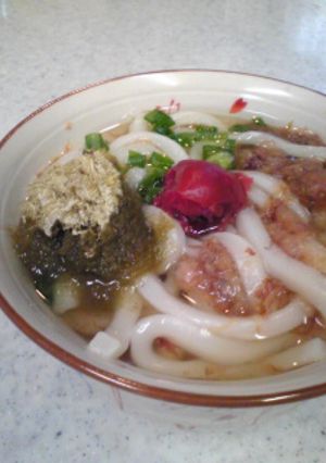 簡単!すぐおいしい梅うどん!-レシピのメイン写真