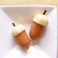 รูปของ キャラ弁✿どんぐりウインナー
