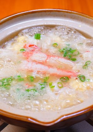 ズワイ蟹のかに雑炊-レシピのメイン写真