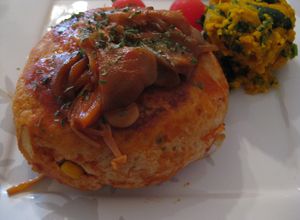 ささみミンチでヘルシーメガハンバーグ＾＾-レシピのメイン写真