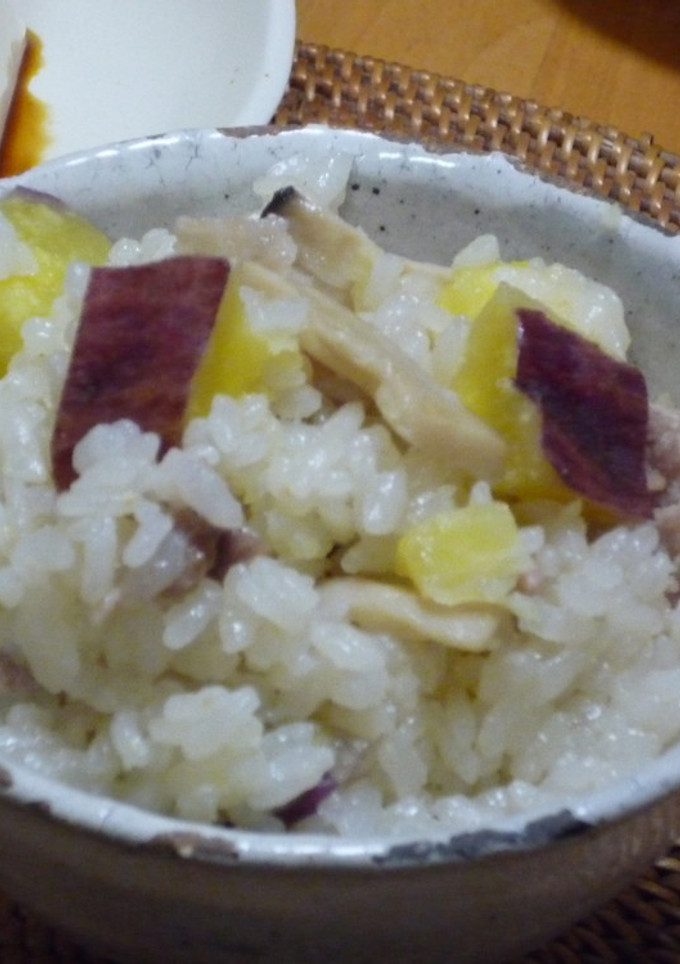 さつまいもと豚肉の炊き込みごはん-レシピのメイン写真