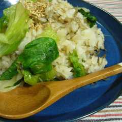 รูปของ レタスとジャコで☆ちゃちゃっと炒飯