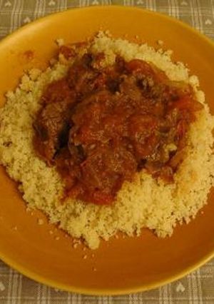 クスクス、牛肉とトマトのハチミツ煮込み-レシピのメイン写真