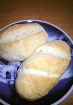 発酵不要な簡単お手軽薄力粉パン-レシピのメイン写真