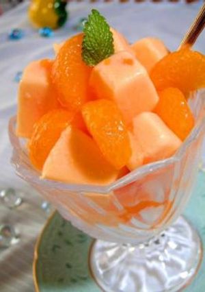 みかん缶 ｄｅ フローズンヨーグルト-レシピのメイン写真