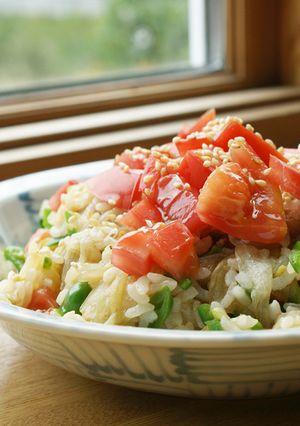 レタスとトマトの炒飯-レシピのメイン写真