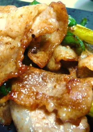 豚肉とニンニクの芽の炒め物-レシピのメイン写真