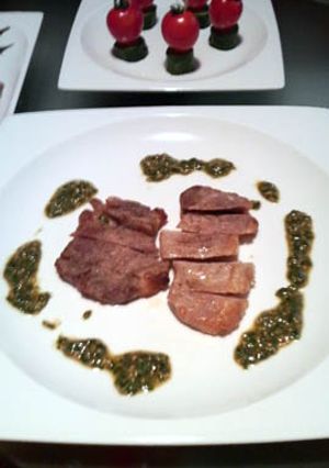 豚のロースト　バジルセサミソース-レシピのメイン写真
