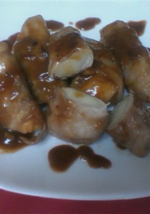 リンゴの肉巻き赤ワイン煮-レシピのメイン写真