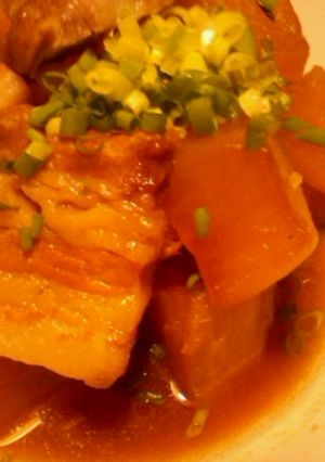 ●大根と豚バラの甘辛煮●-レシピのメイン写真