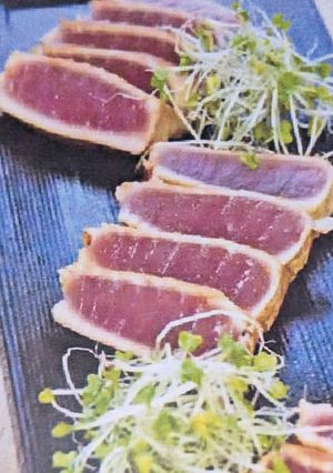 冷凍マグロがセールの時はガーリックソテー-レシピのメイン写真