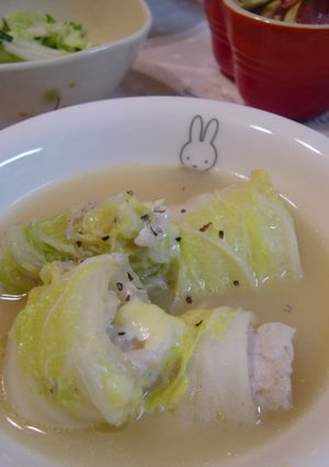 あっさりコクウマ♪チーズinろーる白菜-レシピのメイン写真