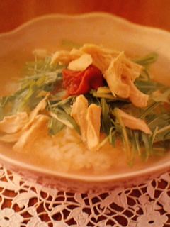 鶏のスープ茶漬け-レシピのメイン写真