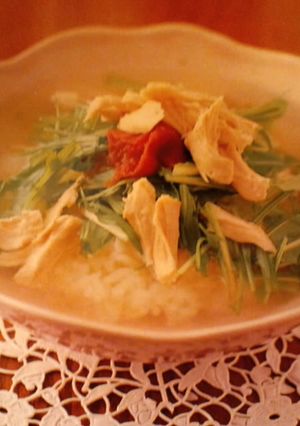 鶏のスープ茶漬け-レシピのメイン写真