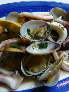 イカとアサリの塩にんにく炒め-レシピのメイン写真
